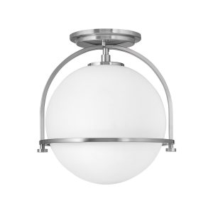 Somerset 1 Light 12" Semi-Flush Brushed Nickel - U/HK/3403BN