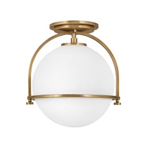 Somerset 1 Light 12" Semi-Flush Heritage Brass - U/HK/3403HB