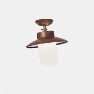 Calmaggiore Exterior Semi Flush Mount Light - 232.06.ORB