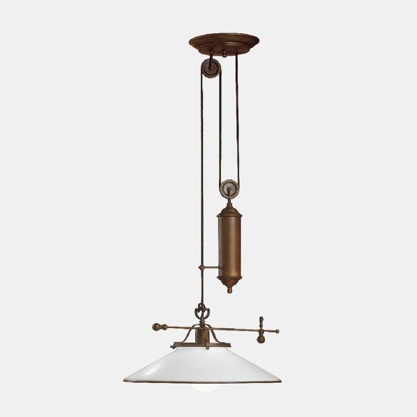 Country 1 Light Rise & Fall Pendant - 083.12.OV