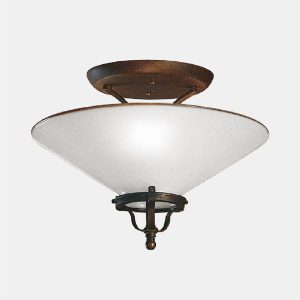 Country 3 Light Small Semi Flush - 081.02.OV