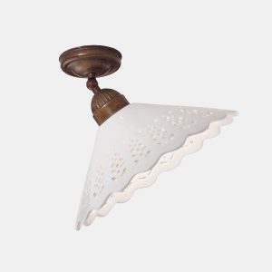 Fior Di Pizzo 1 Light Large Semi Flush - 065.02.OC