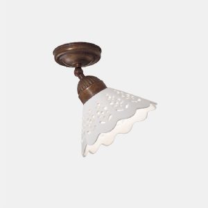 Fior Di Pizzo 1 Light Small Semi Flush - 065.23.OC