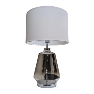 Harper 1 Light Table Lamp Smoke / White - HARPER TL-SMWH