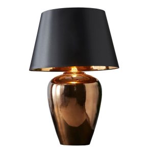 Manhattan Large Urn Ceramic Table Lamp Gold - KITZAF11165