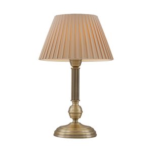 Marie Table Lamp Antique Brass / Beige - Marie TL-BEAB