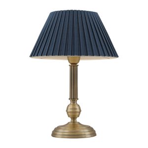 Marie Table Lamp Antique Brass / Blue - Marie TL-BLAB