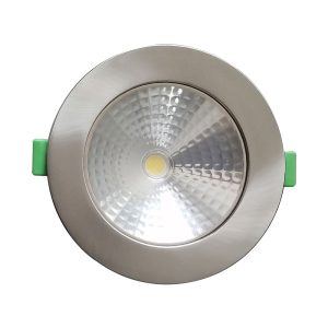 Nova 10W COB Dimmable LED Downlight Satin Chrome / Tri-Colour - NOVACOB01