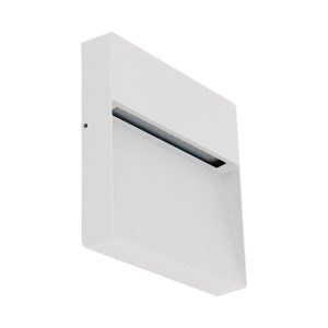 Zeke 9W 12V DC Square LED Wall Light White / Warm White - 19876