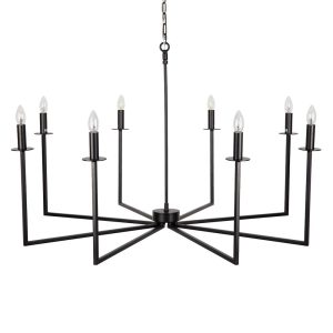 Cohen 8 Light Pendant Black - 20700