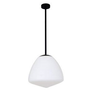 Ciotola 1 Light Pendant Medium Matt Black - CIOTOLA3