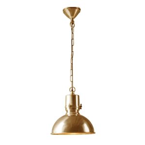 Augusta 1 Light Pendant Large Antique Brass - ELPIM50965AB