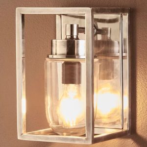 Wellington 1 Light Wall Lamp Antique Silver - ELPIM51831AS