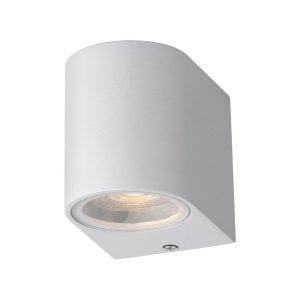 Eos 1 Light 240V GU10 Wall Pillar Light White - EOS EX1-WH