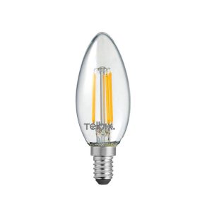 Filament Candle 3W E14 LED Globe Clear / Warm White - GL F.CAND.4-CL83