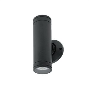 Tube Wall 12V Up / Down Light Black - LL0123-BL