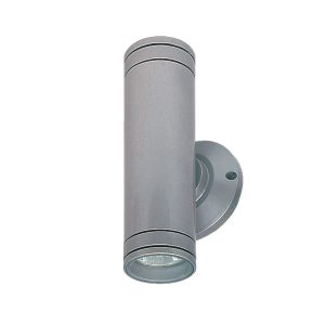 Tube Wall 12V Up / Down Light Silver / Grey - LL0123-SI