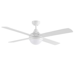 Link 48" AC Ceiling Fan With 2 x E27 & Wall Control White - FSL1244W