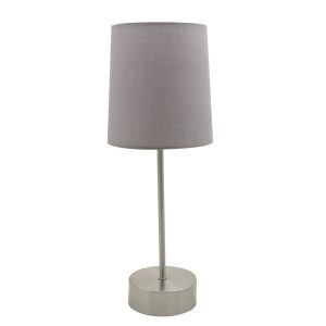 Lancet Touch Lamp Grey - OL99467GY