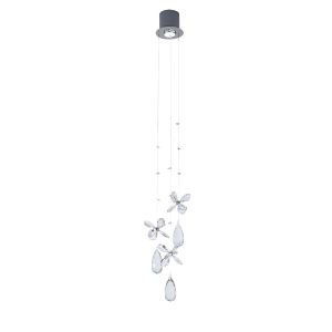 Paradis 1 Light Pendant Chrome / Clear - PARADIS PE1-CH