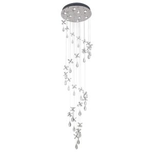 Paradis 9 Light Pendant Large Chrome / Clear - PARADIS PE251-CH