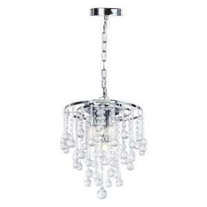 Penza 4 Light Chandelier Small Chrome - Penza PE31-CH