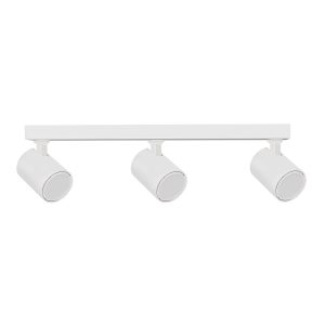 Spot 240V GU10 Triple Adjustable Ceiling Spotlight Bar Matt White - SPOT-BAR3W