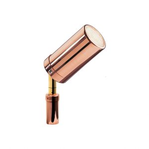 Astelia 6W 24V DC Single Adjustable Spike Spotlight Polished Copper / Warm White - LS782LED-G451-LED-6H6MEDCU