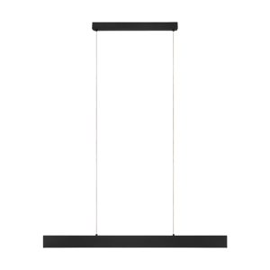 Climene 2 29W LED Up/Down Dimmable Pendant Matt Black / Tri-Colour - 204573