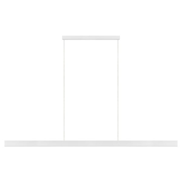 Climene 2 48W LED Up/Down Dimmable Pendant Matt White / Tri-Colour - 204579