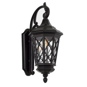 Brinley 1 Light Wall Pillar Light Small Black - BRINLEY EX28-BK