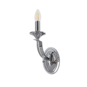 Hoodshire 1 Light Wall Light Chrome - HOODSHIRE-A1 CH