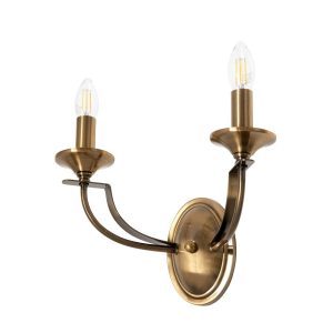 Hoodshire 2 Light Wall Light Bronze - HOODSHIRE-A2 BRZ