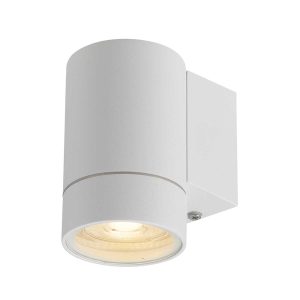 Kman 240V GU10 Wall Pillar Light White - KMAN EX1-WH