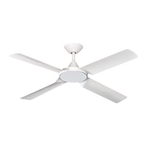 New Image 52" DC Ceiling Fan White With White Blades - NI101