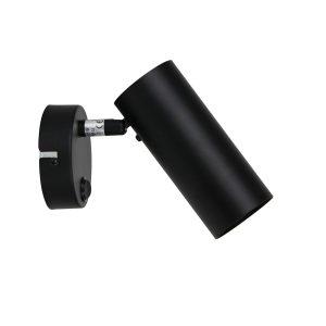 Ultra Switched GU10 Wall Light Black - OL58733/1BK