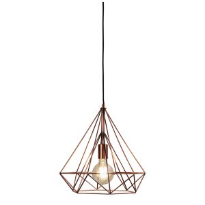 Lenox 1 Light Cage Pendant Antique Copper - OL67761AC