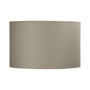 Burlap 40cm Linen Drum Shade Cream - OL91912