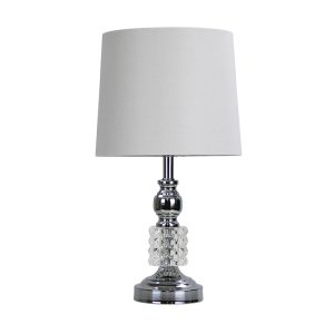 Maya.1 Crystal And Chrome Table Lamp Chrome - OL93471