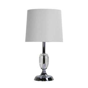 Maya.3 Crystal And Chrome Table Lamp Chrome - OL93473