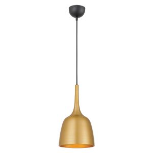 Polk 1 Light Pendant Small Brushed Gold - POLK PE20-GDB