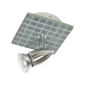 Slate 1 Light GU10 Spotlight Brushed Chrome - SL57360/1BC