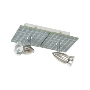 Slate 2 Light GU10 Spotlight Brushed Chrome - SL57361/2BC