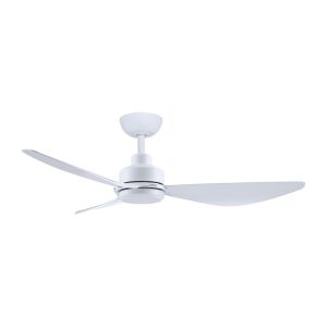 Trinity 48" DC Ceiling Fan White Motor / White Polymer Blades - TRI48MW