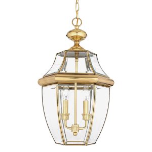 Newbury Large Chain Lantern Polished Brass - QZ/NEWBURY8/L