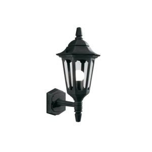 Parish Mini Up Wall Lantern Black - PRM1