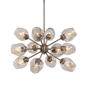 Chet 12 Light Chandelier Antique Brass - 21325