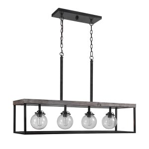 Pearsall 4 Light Pendant Black - 21330