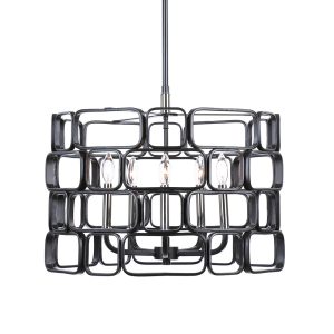 Becton 5 Light Pendant Matt Black - 21530