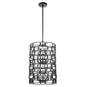 Becton 6 Light Pendant Matt Black - 21531